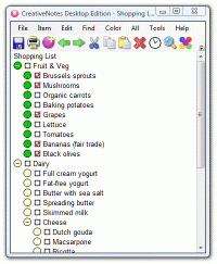 CreativeNotes Desktop Edition 4.0 Build 1339 screenshot. Click to enlarge!