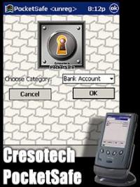 Cresotech PocketSafe 1.32 screenshot. Click to enlarge!