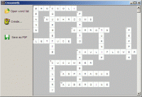 Crosswords 3.1 screenshot. Click to enlarge!