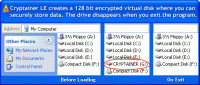 Cryptainer LE Encryption Software 9.2.0 screenshot. Click to enlarge!