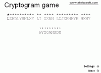 Crypto-gram words puzzle 2.1 screenshot. Click to enlarge!