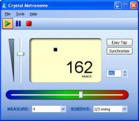 Crystal Metronome 1.4.7 screenshot. Click to enlarge!