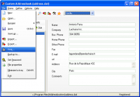 Custom Addressbook 5.1 screenshot. Click to enlarge!