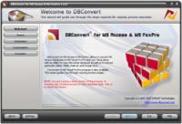 DBConvert for MS Access & MS FoxPro 3.4.5 screenshot. Click to enlarge!