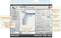 DBConvert for Oracle and MySQL 2.1.0 screenshot. Click to enlarge!
