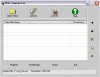 DBS VCD Converter 3.0.0.6 screenshot. Click to enlarge!
