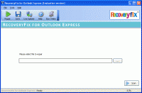 DBX Repair 4.02.01 screenshot. Click to enlarge!