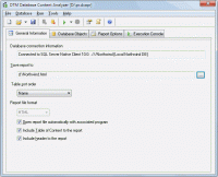 DTM Database Content Analyzer 1.04.06 screenshot. Click to enlarge!