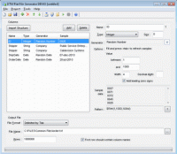 DTM Flat File Generator 2.06.00 screenshot. Click to enlarge!