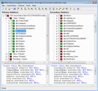 DTM Schema Comparer 1.10.18 screenshot. Click to enlarge!