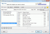 DVD Audio Extractor 7.4.0 screenshot. Click to enlarge!