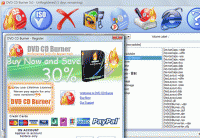 DVD CD Burner 8.64 screenshot. Click to enlarge!