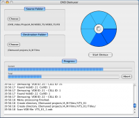 DVD Demuxer for Mac 1.6 screenshot. Click to enlarge!
