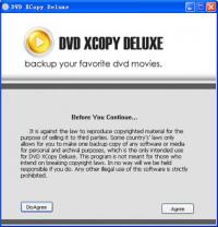 DVD XCopy Deluxe Build 2502 5.7 screenshot. Click to enlarge!