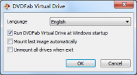 DVDFab Virtual Drive 1.4.0.0 screenshot. Click to enlarge!
