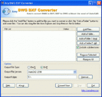 DWG Converter 2009.2 2010 screenshot. Click to enlarge!