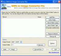 DWG to JPG Converter Pro 2007 2010 screenshot. Click to enlarge!