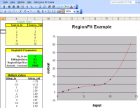 Data Curve Fit Creator Add-in 2.62 screenshot. Click to enlarge!