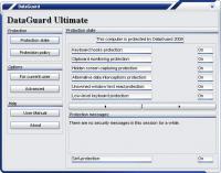 DataGuard AntiKeylogger Ultimate 4.1.0.0 screenshot. Click to enlarge!