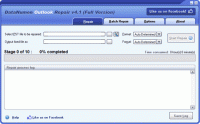 DataNumen Outlook Repair 4.1.0.0 screenshot. Click to enlarge!
