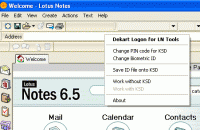 Dekart Logon for Lotus Notes 1.02 screenshot. Click to enlarge!