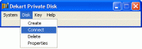 Dekart Private Disk Multifactor 2.00 screenshot. Click to enlarge!