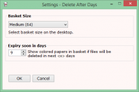 Delete After Days 2.0.0 screenshot. Click to enlarge!