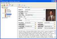 Delicious Address Book 2.12 screenshot. Click to enlarge!