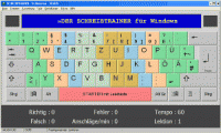 Der Schreibtrainer - 10 Finger schreiben 3.7 screenshot. Click to enlarge!