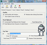 DeskBot 2.6 screenshot. Click to enlarge!
