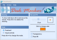 DeskMarker 2.0 screenshot. Click to enlarge!
