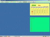 Desktop Calendar 1.0 screenshot. Click to enlarge!