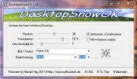 DesktopSnowOK 3.13 screenshot. Click to enlarge!