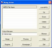 DigitByte Mpeg Joiner 2.0.0265 screenshot. Click to enlarge!