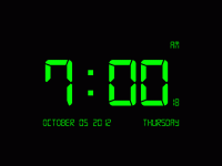 Digital Clock-7 2.02 screenshot. Click to enlarge!