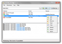 Directory Monitor 2.11.0.0 screenshot. Click to enlarge!