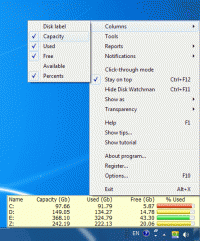 Disk Watchman 2.0 screenshot. Click to enlarge!