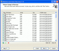 DiskInternals Music Recovery 2.0 screenshot. Click to enlarge!
