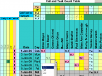 Doctors Calls for a Year with Excel 4.16 screenshot. Click to enlarge!