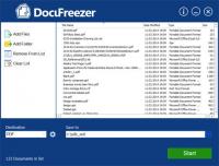 DocuFreezer 1.5.1608.24200 screenshot. Click to enlarge!