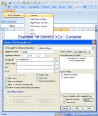 DoneEx XCell Compiler 2.4.0.1 screenshot. Click to enlarge!