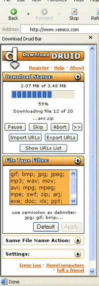Download Druid 2.2 screenshot. Click to enlarge!