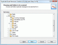 Duplicate Email Remover 3.0.1 screenshot. Click to enlarge!