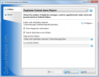 Duplicate Outlook Items Report 4.5.2 screenshot. Click to enlarge!