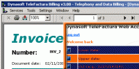 Dynasoft TeleFactura Billing 5.32 screenshot. Click to enlarge!