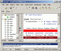 DzSoft Perl Editor 5.8.9.1 screenshot. Click to enlarge!