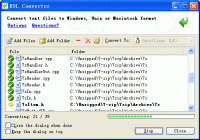 EOL Converter 2.0.3 screenshot. Click to enlarge!