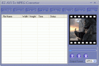 EZ AVI To MPEG Converter 3.70.30 screenshot. Click to enlarge!