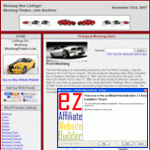 EZ Affiliate Website Builder 3.0 screenshot. Click to enlarge!