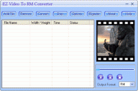 EZ Video To RM Converter 3.70.70 screenshot. Click to enlarge!